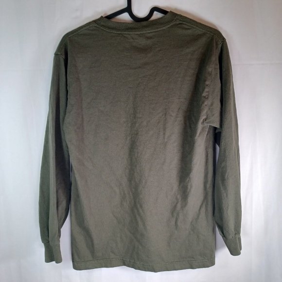 Tie Rod Mtn Men's Size Small Long Sleeve Shirt Green White Embroidery Outdoors - Picture 2 of 7